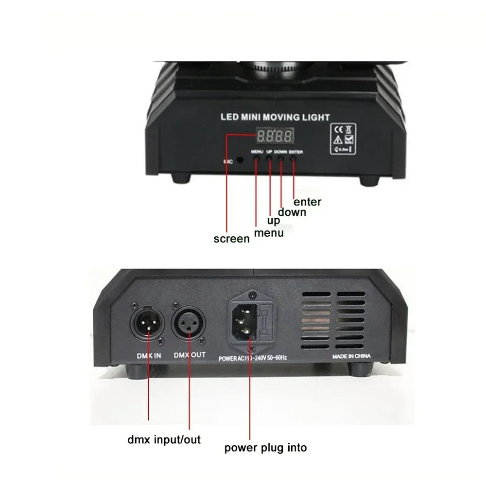 Moving Head Discobal - RGB (3 in 1)