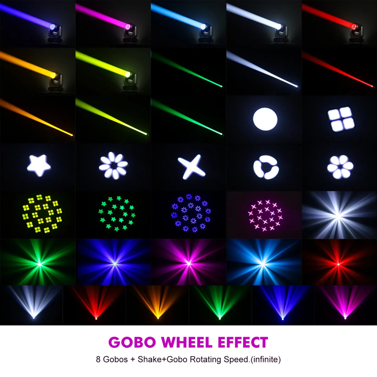 Mini Led Moving Head Light 150W - Beam Spot 18 Prisma