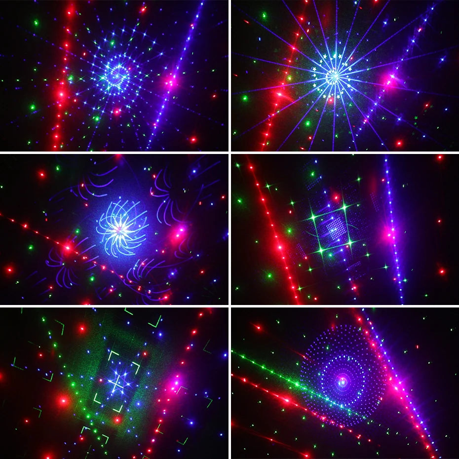 21-Hole RGB DJ Laser & Strobe Licht