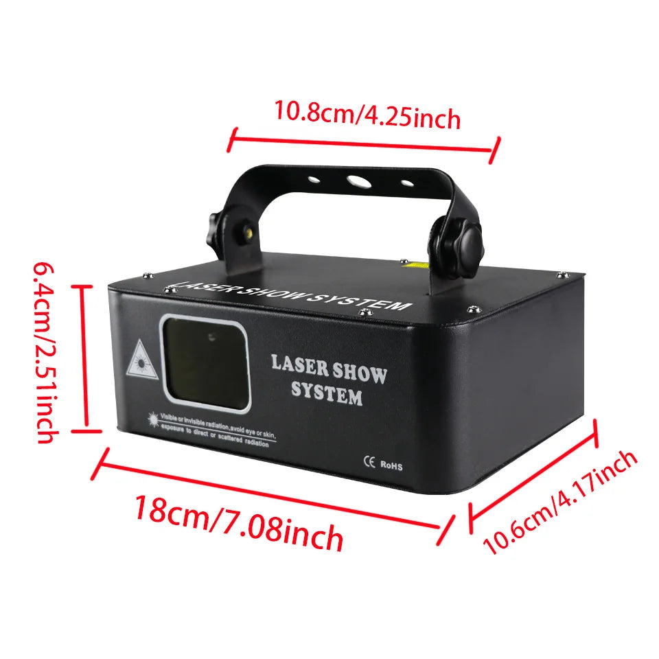 Laser 500mW Rgb (black)