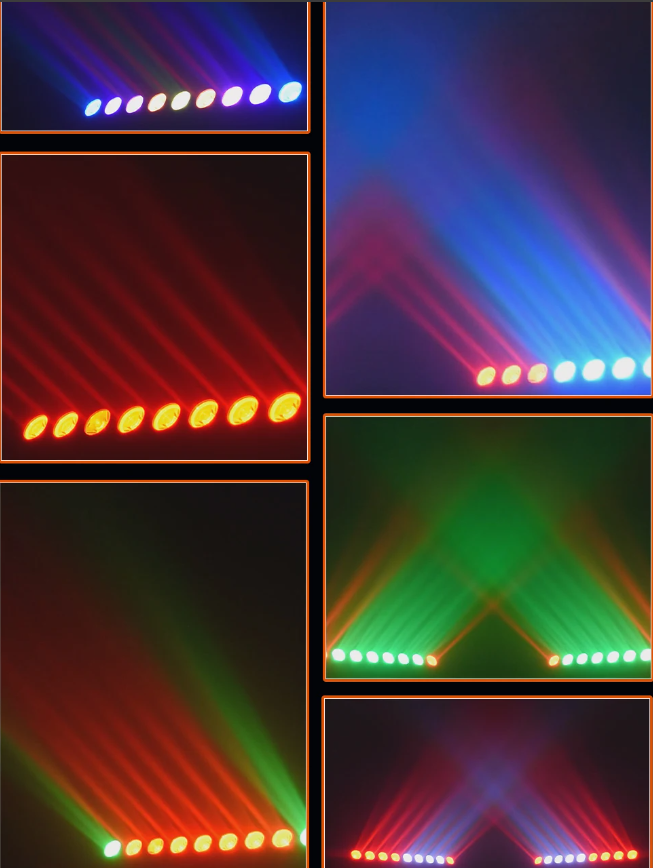 PAR led discolicht - Wall Wash RGB 9x 12W DMX 108W