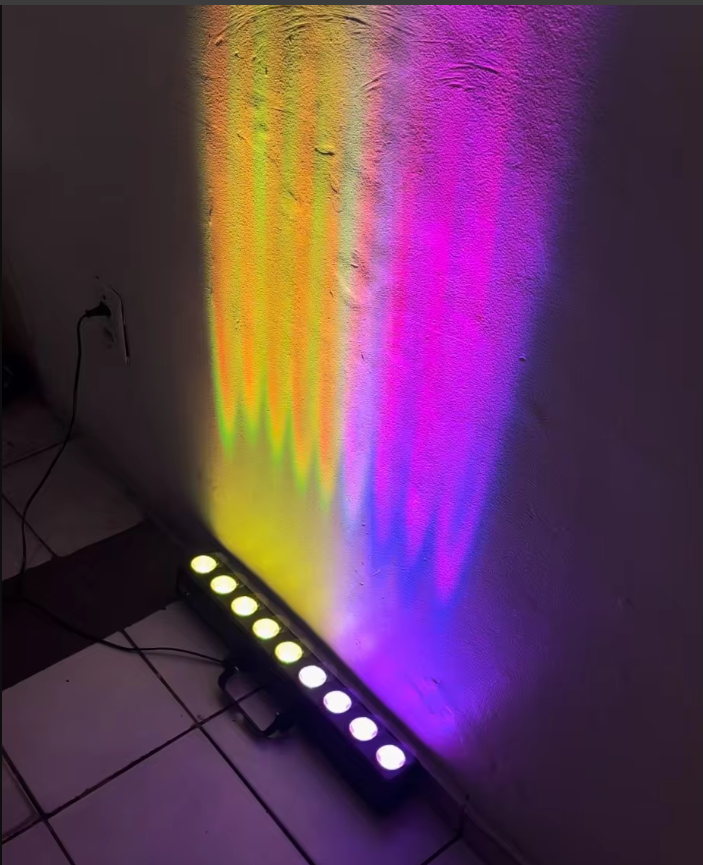 PAR led discolicht - Wall Wash RGB 9x 12W DMX 108W