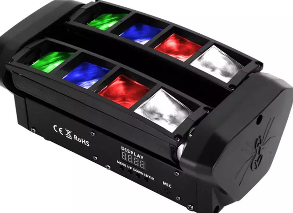 Discolamp LED Light Beam Moving Head - DMX - RGBW - 8x10W