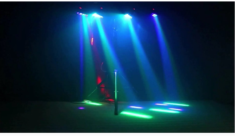 Discolamp LED Light Beam Moving Head - DMX - RGBW - 8x10W