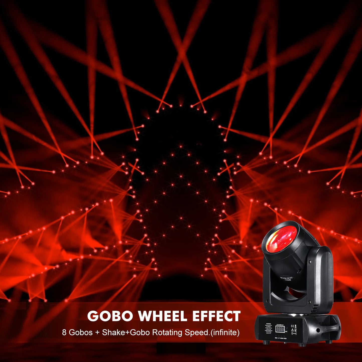 Mini Led Moving Head Light 150W - Beam Spot 18 Prisma