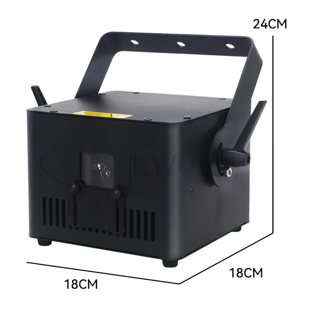 3W animatie laser