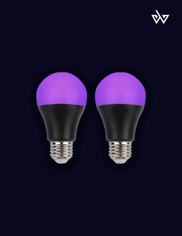 Zwart Gloeilampen 12W Led Uv Blacklight 395-400nm