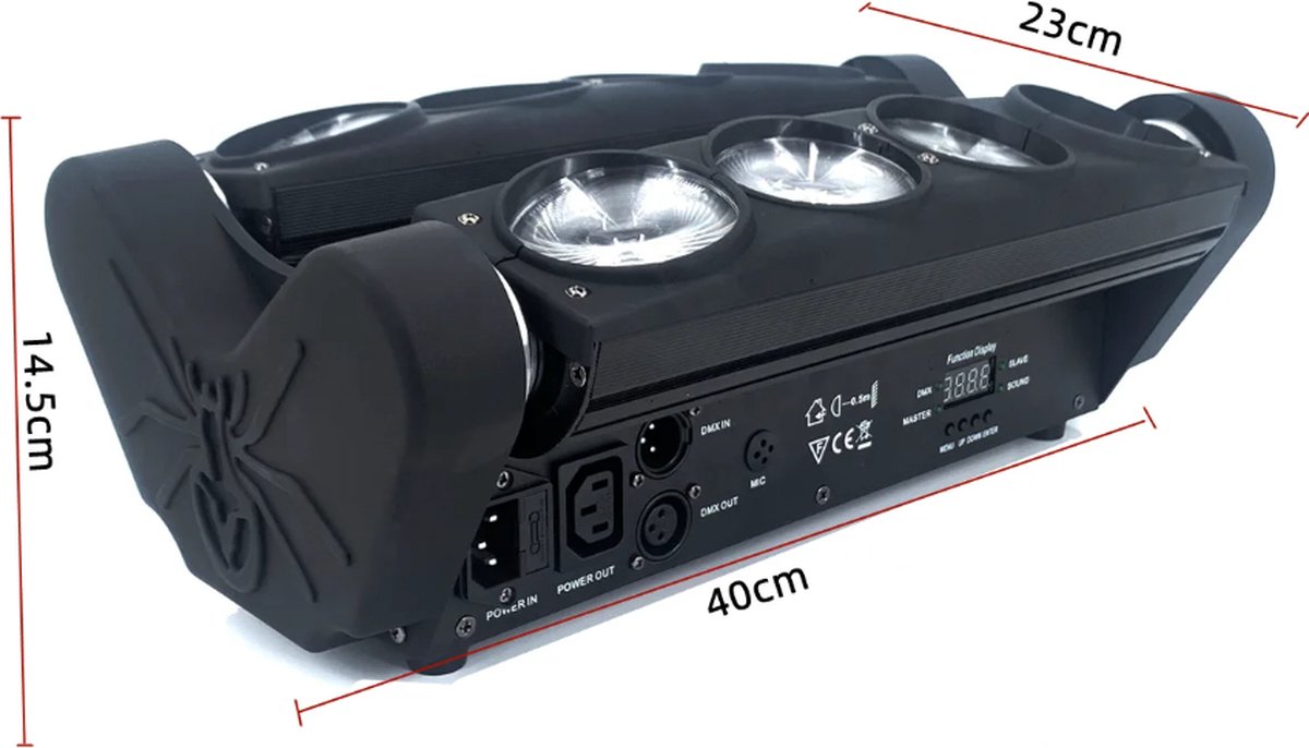 Led Moving Head Spider Light 8X15W 4in1 Rgbw