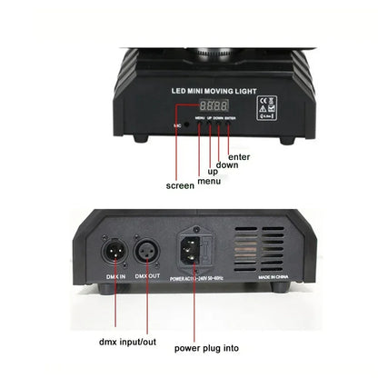 Moving Head Discobal - RGB (3 in 1)