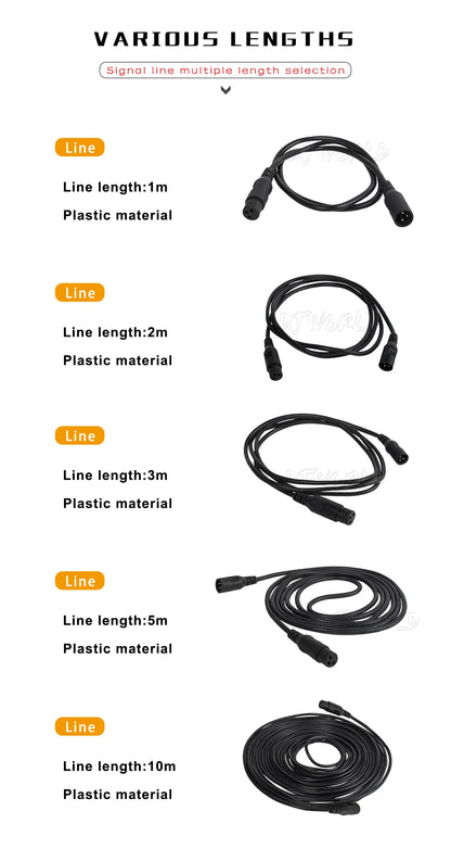 SHEHDS 1M/3M/5M/10M DMX Kabel