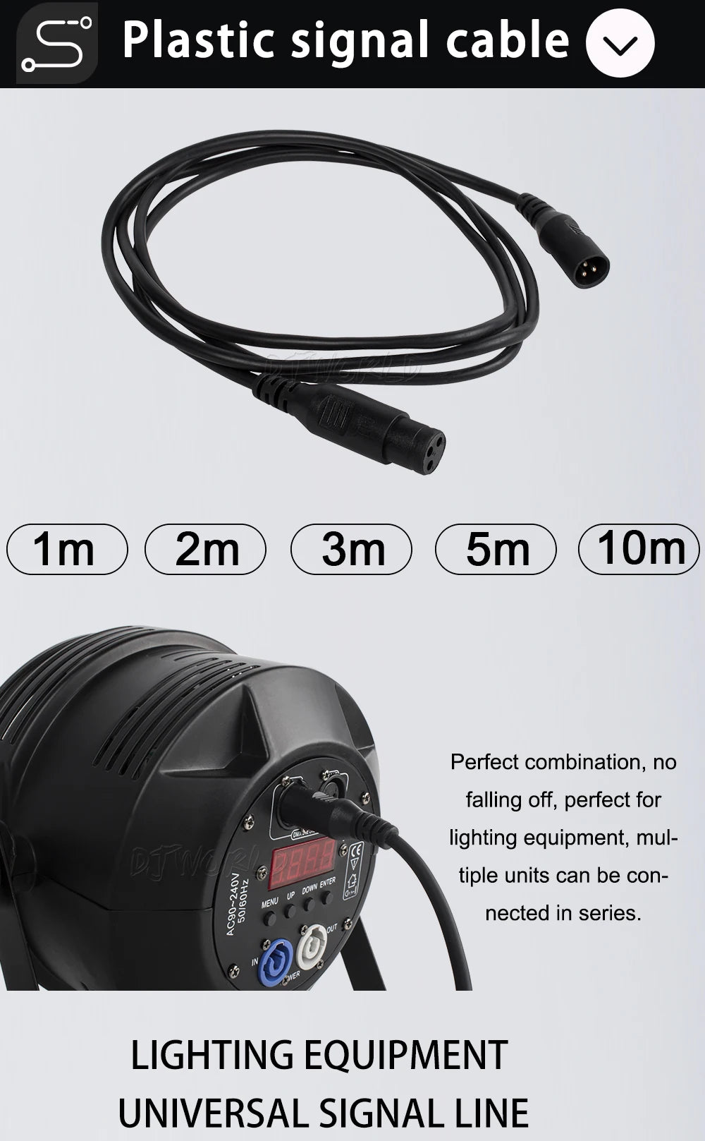 SHEHDS 1M/3M/5M/10M DMX Kabel