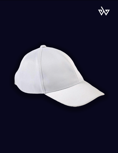 Kappe mit LED-Licht - Baseballkappe - LED-Faserkappe - Glasfaser - Festivalzubehör - Leuchtend - 7 Farben - Weiß