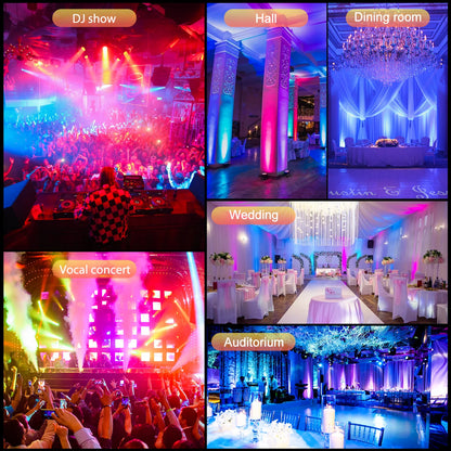 Par Licht 3X18W Rgbwa + Uv 6in1 - Dmx512
