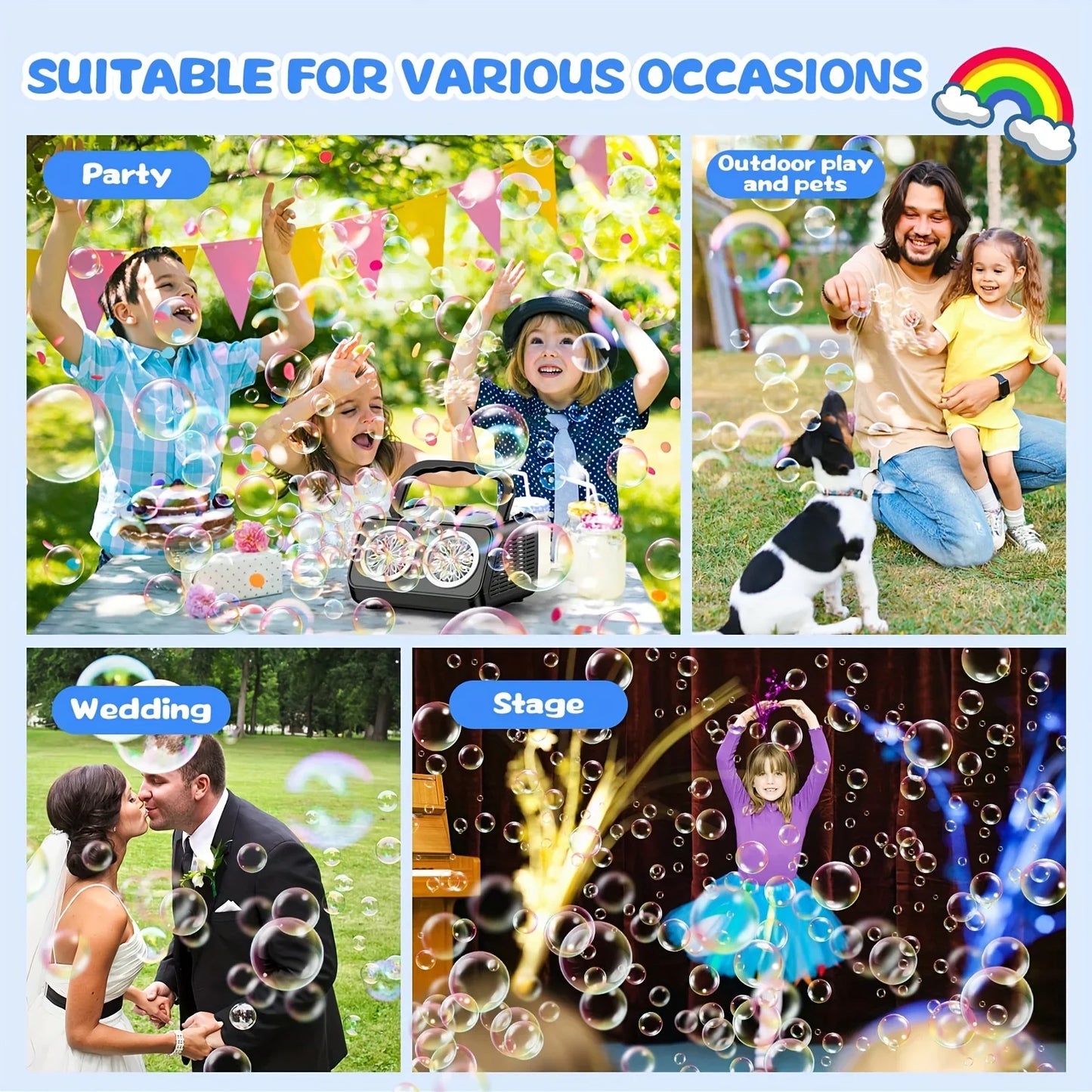 Handheld Automatische Bellenblaasmachine – Draagbare Bubble Gun
