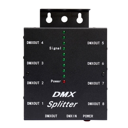 DMX512 Splitter 8 Poorten Isolatie – 3Pin Optical Versterker