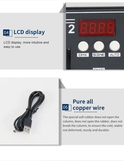 DMX controller 16 kanalen naast elkaar