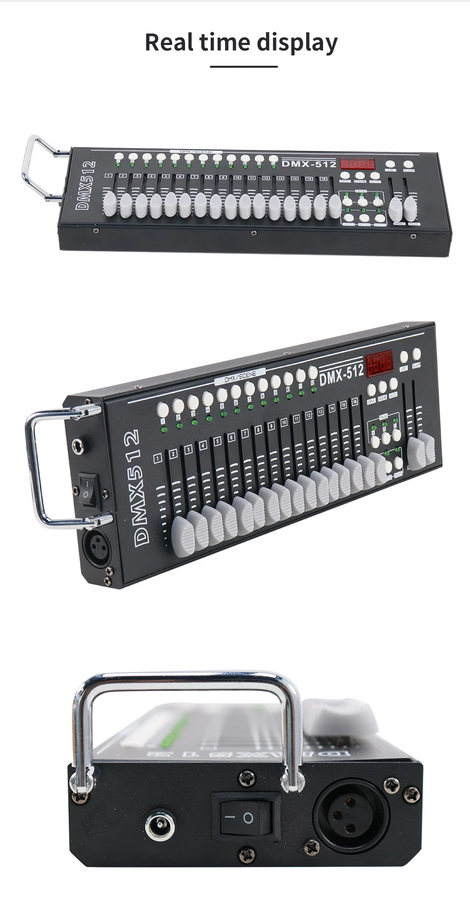DMX controller 16 kanalen naast elkaar