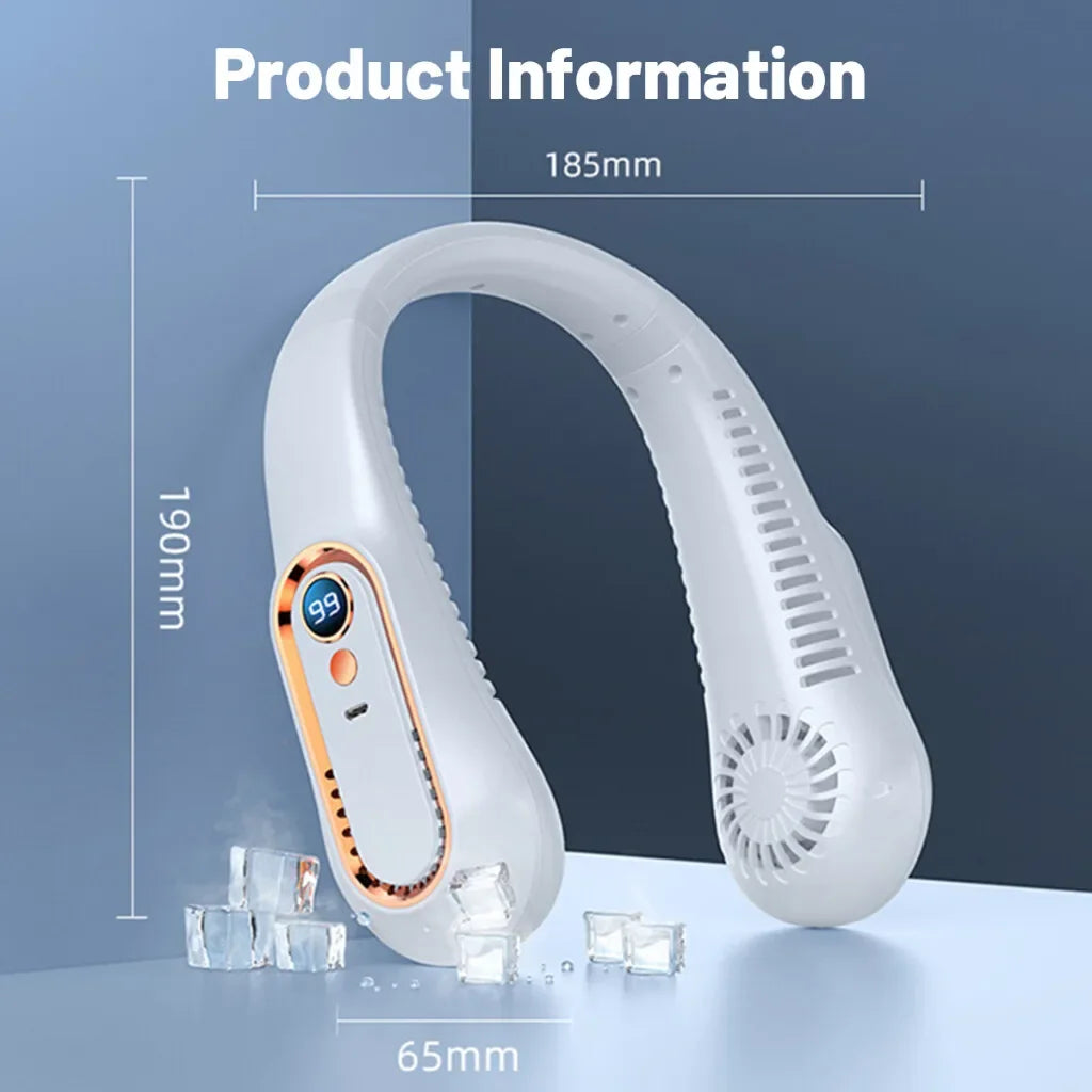 Draagbare Nekventilator – Oplaadbare Mini Cooling Fan