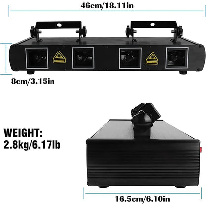 4 Lens Laser Animation Laser Light