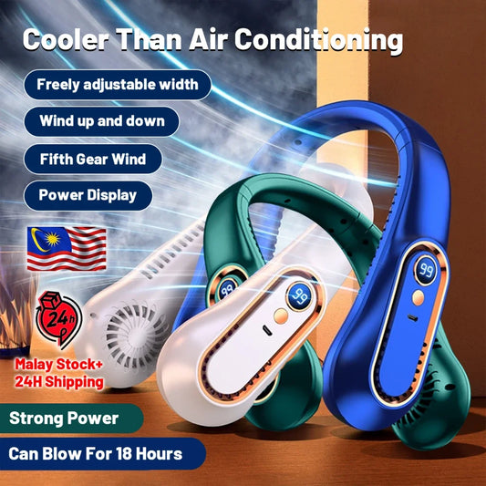 Draagbare Nekventilator – Oplaadbare Mini Cooling Fan