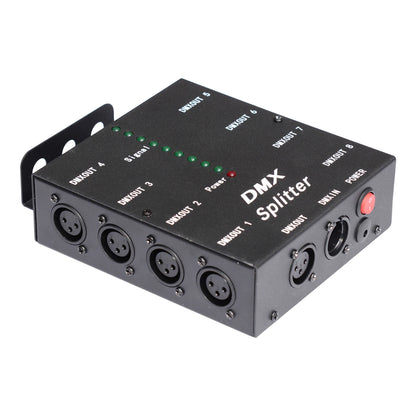 DMX512 Splitter 8 Poorten Isolatie – 3Pin Optical Versterker