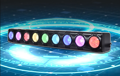 PAR led discolicht - Wall Wash RGB 9x 12W DMX 108W