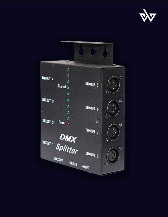 DMX512 Splitter 8 Poorten Isolatie – 3Pin Optical Versterker