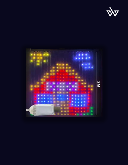 400 Led Slimme Gordijnverlichting String Rgb Diy 2x2