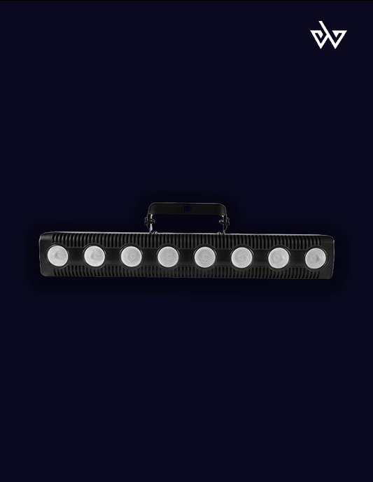 led par 8x12W - RGB 96W 4 automatische standen
