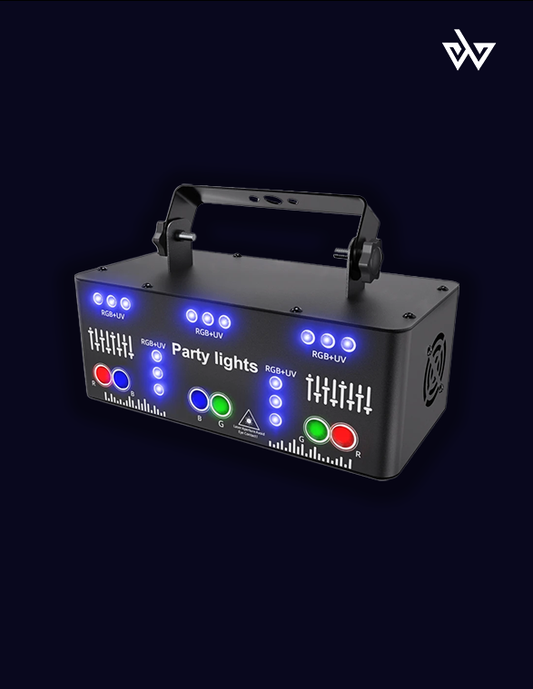 21-Hole RGB DJ Laser & Strobe Licht