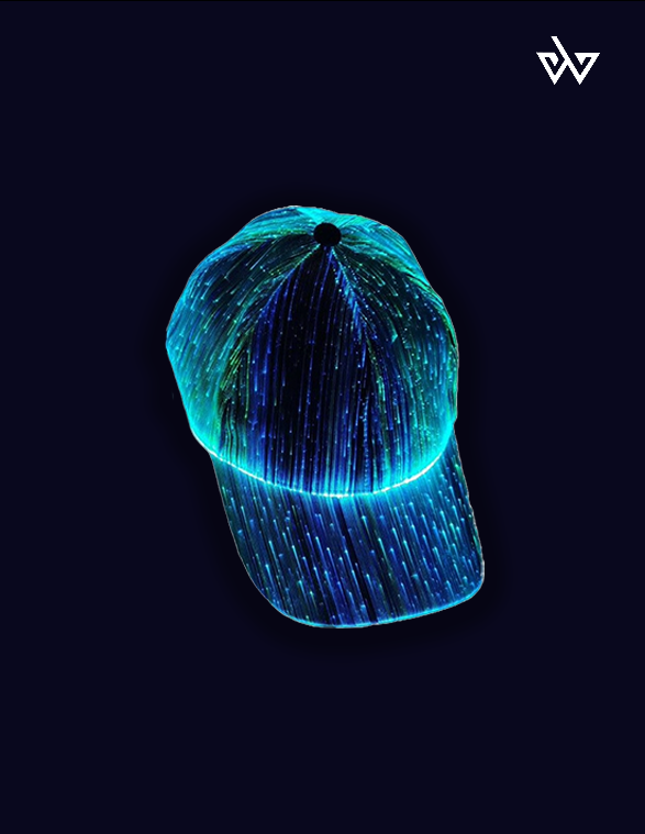 Leuchtkappe - Liminous Cap - Kappe für Festival - Unisex